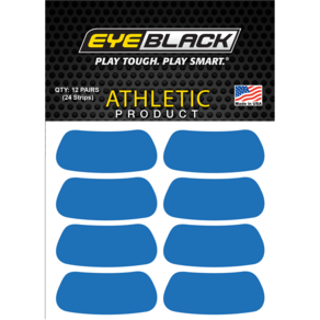 EYEBLACK 블루 컬러 아이블랙 12 pair (24개) blue 아이패치 스티커