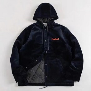 carhartt wip Carhart 툴링 트렌디 브랜드 코튼 재킷 재킷 레트로 코듀로이 농축 코튼 재킷 탑