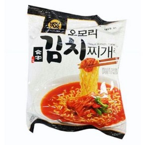 GS 유어스 오모리 김치찌개 봉지라면 160g 16개