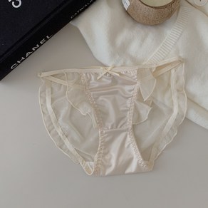 여성용 레이스망사 팬티 순면 밑위 여성 얇은 컴포트 팬티 Women's Underpants 뉴타임즈 R441X084