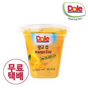 Dole 돌 간편 컵과일 후룻컵198g /망고컵 간편과일/통조림과일/통조림망고/, 망고컵, 12개