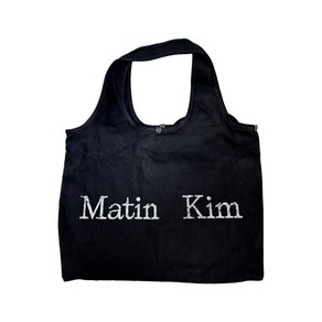 [당일발송] 2컬러 택1 마뗑킴 크랙 로고 에코백 리유저블 백 여성 가방 MATIN KIM CRACKED LOGO ECOBAG MK2400BG039M + GRAD 정품보증택