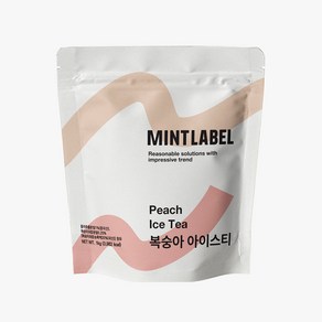 민트라벨 복숭아 아이스티 파우더 /셀플러스, 3개, 1개입, 1kg