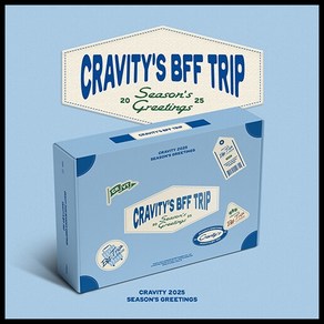 [CRAVITY] 크래비티 2025 시즌 그리팅 CRAVITY BFF TRIP / 포토카드 세트+북마크 세트+엽서 세트+접지 포스터 세트+러기지 스티커 세트+팔찌 ~