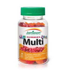 자미에슨 키즈 멀티 비타민 60구미 Jamieson MULTIVITAMIN  KIDS  GUMMIES, 1개, 60정