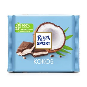 리터스포트 코코넛 초콜릿 100g Rittespot, 1개