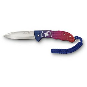 VICTORINOX 빅토리녹스 63272 [VIC 에보크 ALOX BL/RD] [아웃도어 캠핑 나이프], 단일, 1개