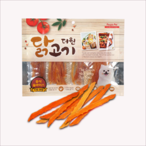 더원 대용량 강아지 애견간식 닭고기 습식 슬라이스 300g, 1개