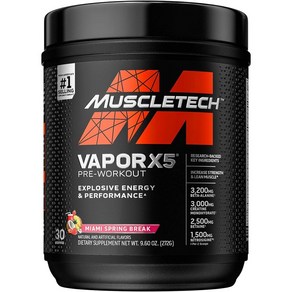 MuscleTech 운동 전 파우더 30인분, 블루 라즈베리 퓨전+파우더 30인분(1팩), 1개, 272g