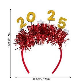 크리스마스파티 성탄절소품 새해파티 머리띠 2025 새해이브, style D