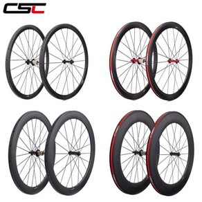 CSC 휠셋 카본 탄소 림 T800 UCI 검증된 휠 노바텍 AS511SB R13 허브 튜브리스 클린처 로드 바이크 EU 주식 38mm 50mm 60, 1개