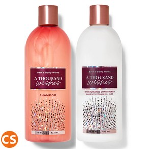 [미국직배송] 배쓰앤바디웍스 어사우전드위시 샴푸 컨디셔너 2개 세트 Bath&Body Woks A Thousand Wishes Shampoo Conditione 2pc set, 473ml