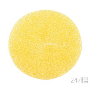 더카자 욕실 스펀지 거름망 옐로, 24개입, 옐로우