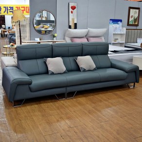 소가죽 통가죽 4인용쇼파 4인 소파, 탄