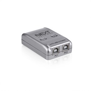 넥스트 1대2 USB2.0 프린터 선택기, 1:2공유기 3502PST, 1개