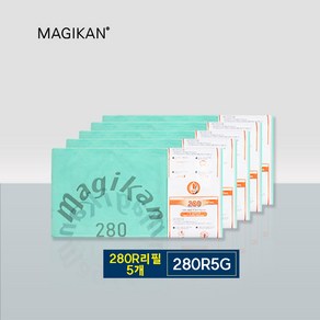 매직캔리필 기저귀통 휴지통 M220 M250 M280 M330 매직캔정품, 05_280R5G->M280모델리필-5개, 1개