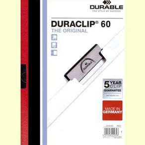 DURACLIP 파일 원터치 클립화일 60P GERMANY, 검정