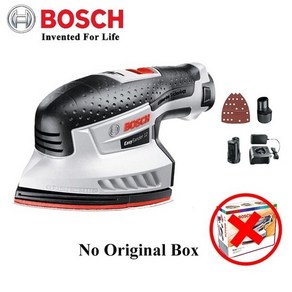 원형샌딩기 전동 샌딩 페이퍼 광택 bosch easysande 12 충전식 무선 샌더, 원래 상자 없음, 1개