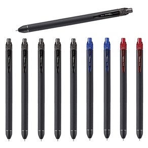 Pentel ENERGEL 에너겔 슬림(BLN435R1/BL437R1) 0.5mm/0.7mm 10개 세트, 에너겔 슬림 0.5mm 흑 6개+청 2개+적 2개