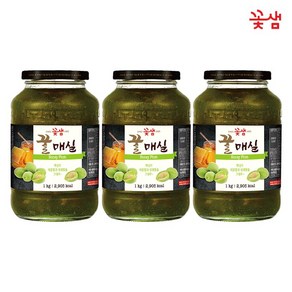 꽃샘 꿀매실차, 1kg, 3개, 3개, 1개입