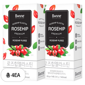 본네 로즈힙 엘라스틴 스틱 20g x 14p, 280g, 4개