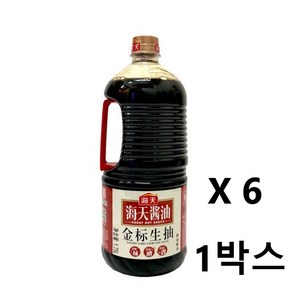 해천 금표생추간장 1.75 X 6개입 1박스, 1.75L, 6개