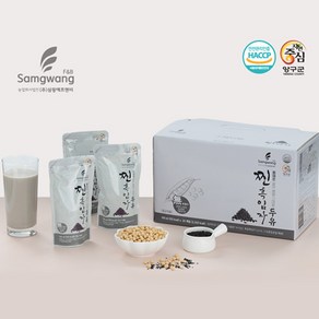 [찐두유] 찐흑임자두유, 32개, 190ml