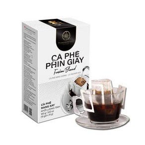 Tung nguyen Ca phe phin Giay Fusion blend 쭝웬 퓨전 블랜드 드립커피, 6개, 100g, 10개입