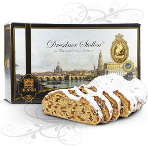 수제 Oiginal Desdne Chiststollen 선물포장 1kg, 1개