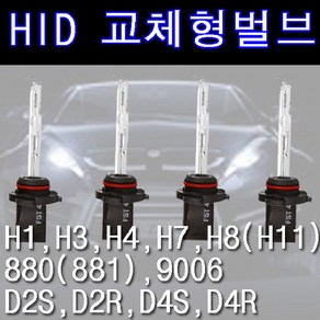 럭스앤코 HID 교체형 벌브, H8/H9/H11 4300K, 1개