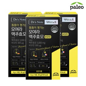 팔레오 닥터스노트 모여라 맥주효모 비오틴, 56g, 3박스