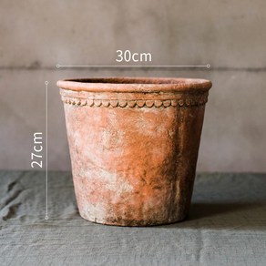 빈티지 화분 대형 도자기 시멘트 토분 테라코타 가드닝 분갈이 토기 유럽풍, B. 중형