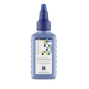 Andalou Natuals 오르간 스템 셀 스칼프 인센시브 씨닝 헤어 트리트먼트 에이지 디파이닝, 62ml, 1개