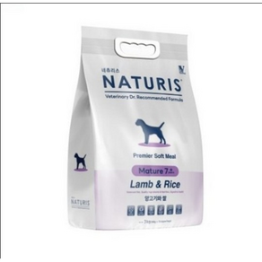 네츄리스 머츄어 7+ NATURIS MATURE 3kg (300g x 10지퍼팩) 말랑말랑한 사료, 1개, 양