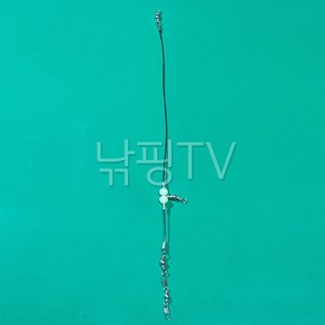 [낚핑TV] 외수질채비 버림봉돌 1단 35cm -선상낚시 우럭.광어.농어.민어낚시등, 1세트