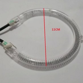 전기히터부품 원형 가열 튜브 전기 히터 부품 직경 11cm 230V 1000W, 한개옵션0