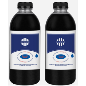 핸섬로스팅하우스 더치커피 1L+1L 디카페인 콜롬비아 콜드브루, 2개, 1개입, 1000ml