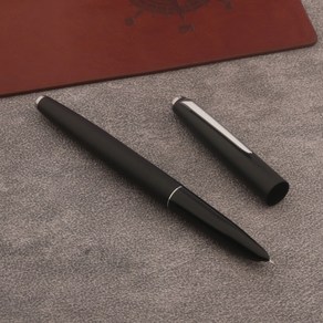 JINHAO 911 F 만년필 무광 블랙 F 펜촉 문구 사무실 학용품 필기 선물 펜 1PC, black silve