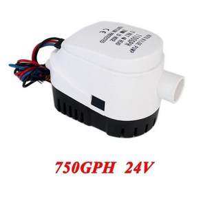 보트용 자동 빌지 펌프 플로트 스위치 수중 전기 워터 600GPH DC 12V 24 V