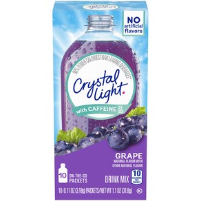 (국내배송) 미국 Cystal Light 크리스탈라이트 그레이프 드링크 믹스 3.18g x 20개입 포도맛, 1개