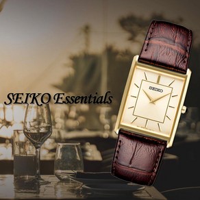 세이코 SEIKO 국내재고 세르띠에 남성 남자 가죽시계 패션시계 SWR064