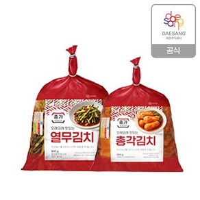 종가 종가집 열무김치 900g + 총각김치 850g, 1개