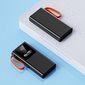 PYHO 보조배터리30000mAh 대용량 66w고속충전 캠 핑용보조배터리 양방향 급속 충전 디지털 디스플레이