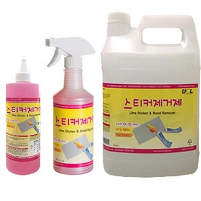 울트라캠 스티커 제거 제 500ml 600ml 3.75L 뾰족이 스프레이 껌 본드 끈끈이 시트지 접착제 테이프 자동차 유리 불법 주차 위반 금지 딱지 라벨 잔유물 자국 용해제, 600ml (스프레이타입), 1개