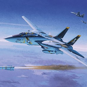 아카데미과학 1/144 미해군 F-14A 톰캣 VF-84 졸리로저스 12626 비행기 전투기 모형 프라모델