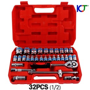 복스세트 복스알 렌치 소켓 32PCS (1/2), 1개