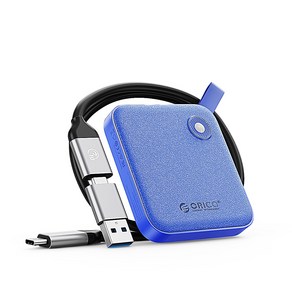 오리코 5Gbps C타입 휴대용 Potable 외장SSD B5PLUS, 블루, 512GB
