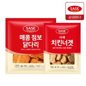 사세 매콤 점보 닭다리 1.3kg + 치킨너겟 1kg, 1개