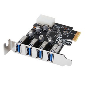 넥스트 넥스트 NEXT-405NEC LP USB3.0 포트 확장 카드 4포트 PCI-E, 1개