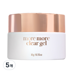 프롬더네일 모어모어 클리어 통젤, 5개, 10g